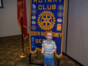 Yep, That's Me...My First Rotary Meeting!